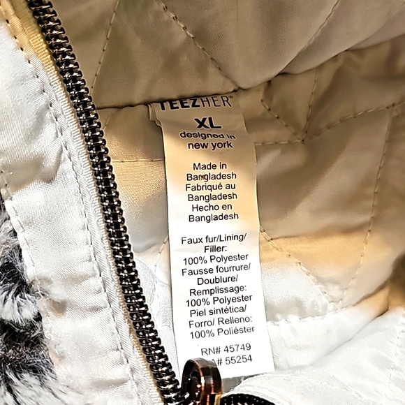 TEEZHER XL Faux fur Reversible Vest - Picture 11 of 12